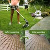 Petrol Strimmer Head,Steel Wire Grass Trimmer,Indestructible Brush Cutter Attachment with