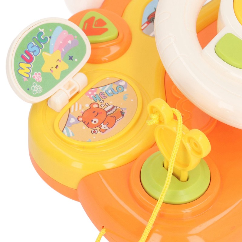 Baby Steering Wheel Toy Multifuntional Lighting Effects Educational Musical Steering