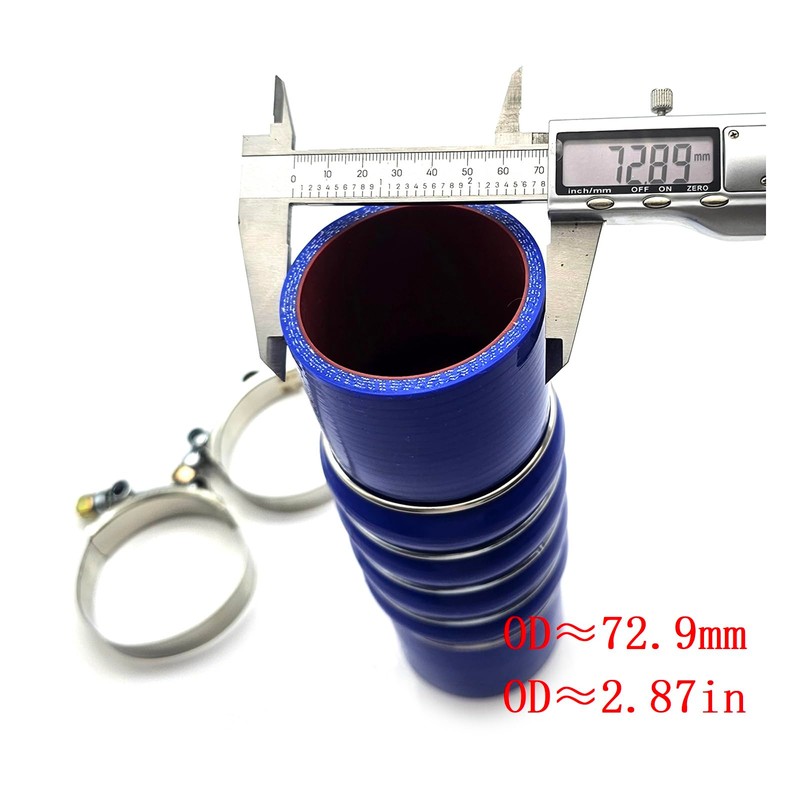 shsiyayh F50-6308 28359 Blue Rubber Material Upper Radiator Coolant Hose