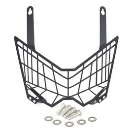 xitomer Motorcycle Light Cover Compatible with KLR650 2008-2018 Motorcycle Head Lamp Protector Fit for KLR650 Gen2 Motorcycle Headlight Guard Headlight Mesh Grill Cover