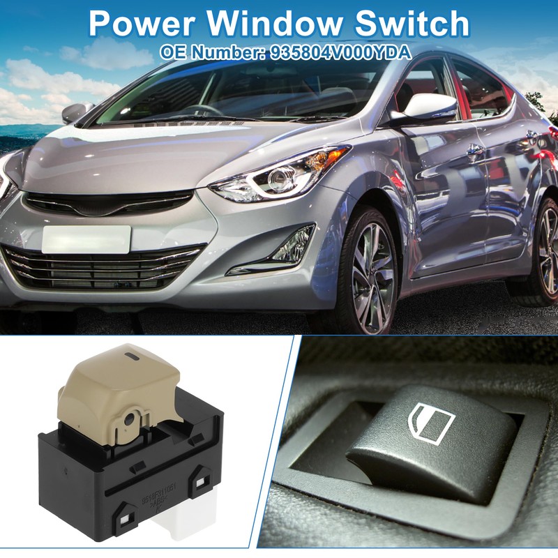 A ABSOPRO Power Window Switch No.935804V000YDA Passenger Side Window Control