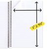 Five Star Spiral Notebook, 2 Subject, College Ruled Paper, 6"