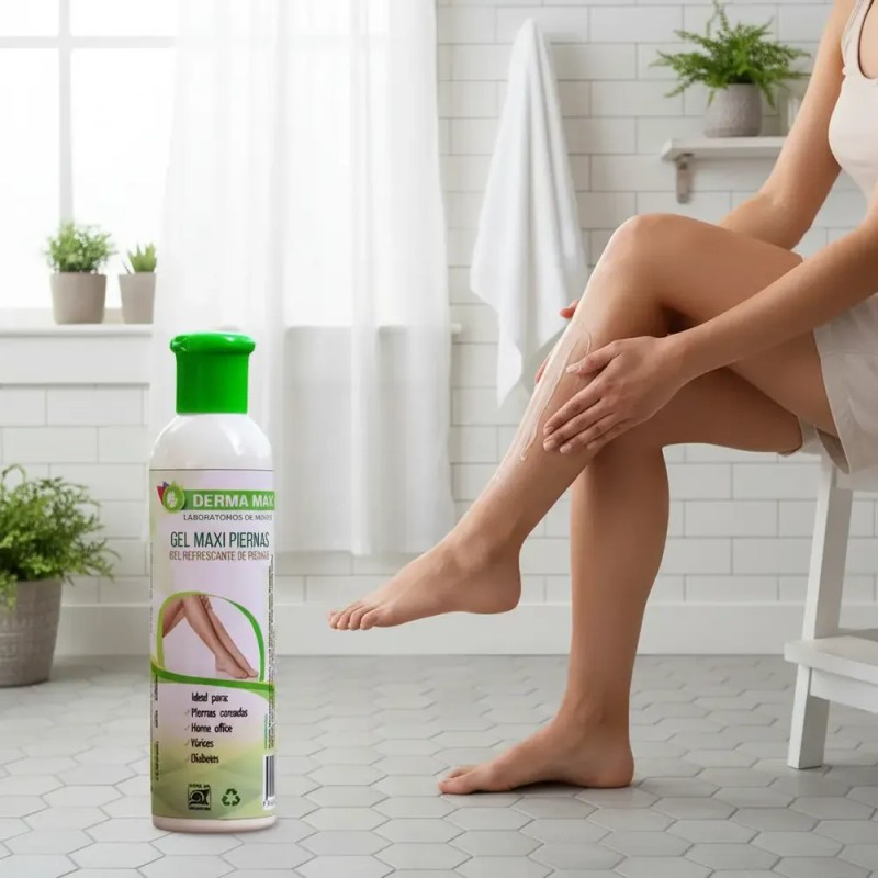 Derma Max Laboratorios De México - Gel Maxipiernas Refrescante -