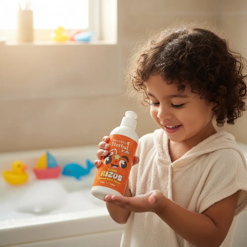 Crema Para Peinar Kids Rizos Secreto Herbal 240ml