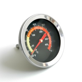 VicizeRecht 10-400° C Oven Thermometer, 52mm Stainless Steel dial, 42mm Probe Length, Suitable for Domestic ovens, Professional Restaurant ovens and Outdoor Barbecue Equipment