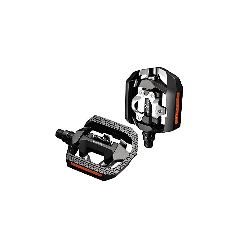 Shimano PD-T420 Click'r Pop-Up Mechanism Pedals - Black