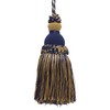 DÉCOPRO Beautiful Hand-Crafted 5" (12.5cm) Key Tassel 3 1/2" (8.5cm)