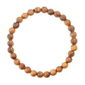 Made by Nami Chakra Yoga Armband 2er Set Damen & Herren - 6mm Perlen-Armband aus dem Zen-Buddhismus für Familie und Freunde - Tantrische-Schutzwirkung, Glücksbringer, Talisman (Holz Set)