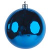 Navy Blue Christmas Baubles Tree Xmas Decorations - Large 8cm