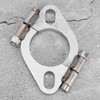 Yctze Exhaust Flange 2 inch Flat Oval Split Repair Exhaust