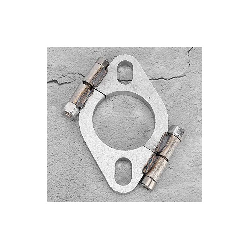 Yctze Exhaust Flange 2 inch Flat Oval Split Repair Exhaust