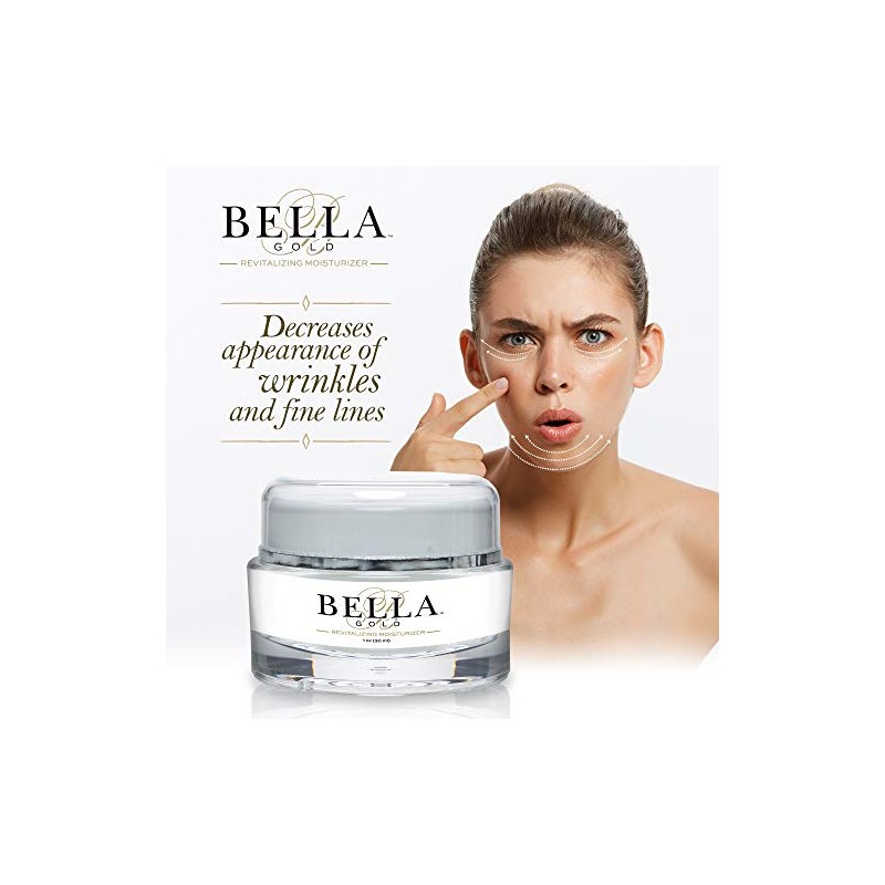 Bella Gold Revitalizing Moisturizer-Breakthrough Formula To Boost Collagen and Elastin.