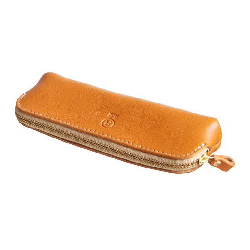 Polcolosso Slim Leather Pencil Case, Pencil Case, Tochigi Leather, Made