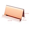 2 Pack Stainless Steel Business Cards Holders Desktop Card Display
