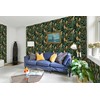 Dark Tropical Cheetah Jungle Peel and Stick Wallpaper, Self Adhesive