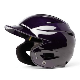 Boombah DEFCON Anodized Gloss Solid Batting Helmet Sleek Profile NOSCAE Purple - Size Junior 6 1/4" - 7"