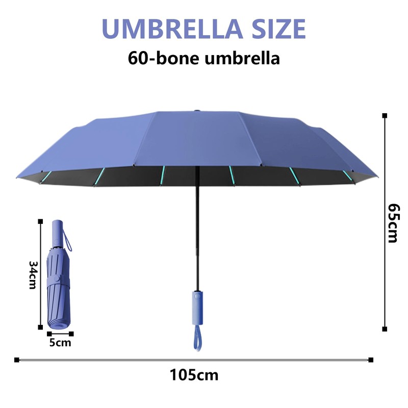 WoRuyKot Repel Umbrella Windproof Travel Umbrellas for Rain - Easy
