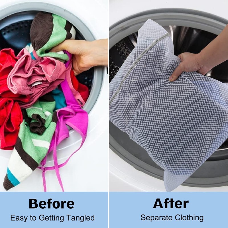 Vivifying Mesh Laundry Bag, 2 PCS Large Washing Machine Bag