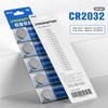 GutAlkaLi CR2032 Lithium 3V Battery, Electronic Coin Cell Button for