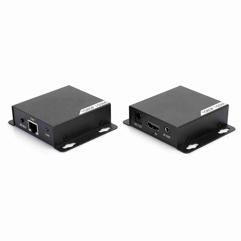 150m/492ft 1080P HDMI Extender Lossless Transmitter Receiver Adapter Kit