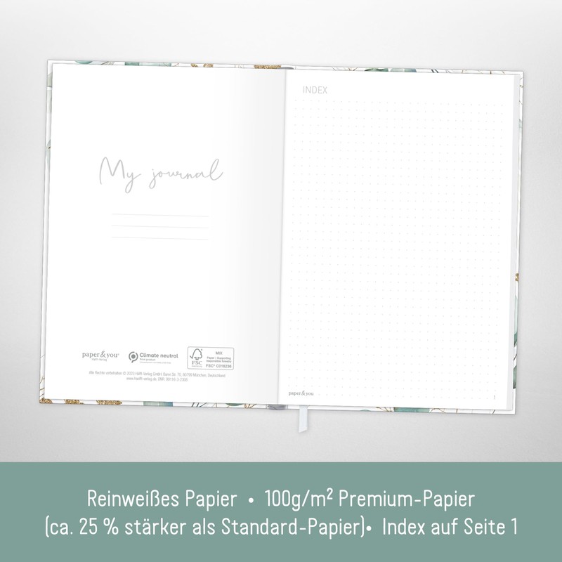 Trendstuff by Häfft Bullet Journal Dotted A5 with Elastic Band