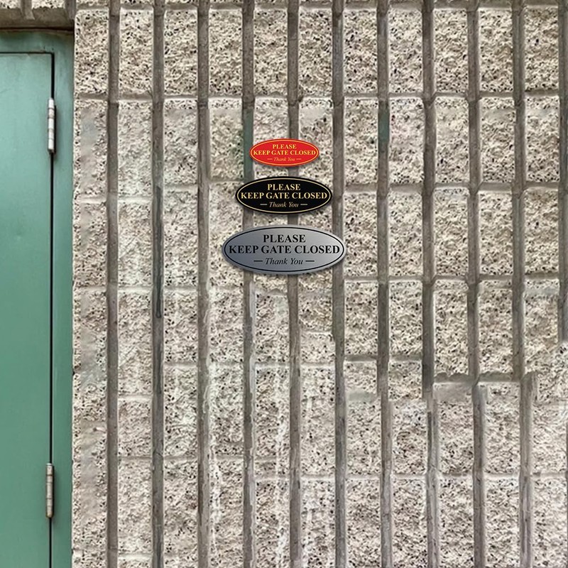 Letrero de agradecimiento ovalado de calidad para mantener la puerta