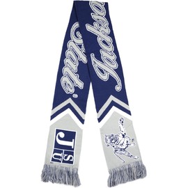 TCEShop Big Boy Jackson State Tigers S8 Scarf [Navy Blue - 80" x 7"] - ID#44793