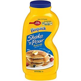 Bisquick SHAKE 'N POUR Buttermilk Pancake Mix 10.6oz (4 Pack) by Betty Crocker