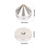 4 PCS Aluminum Alloy Speaker Spike Shockproof Adjustable Isolation Feet