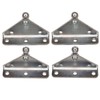10MM Ball Stud Bracket for Gas Prop/Strut - 4 Pack