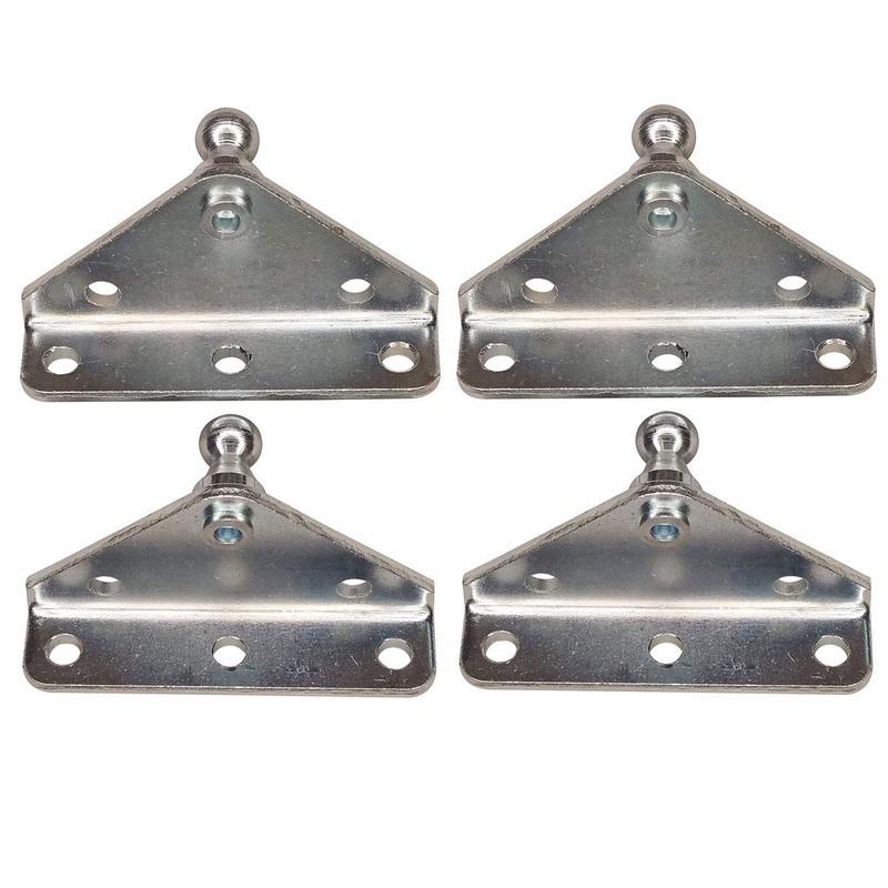 10MM Ball Stud Bracket for Gas Prop/Strut - 4 Pack
