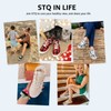 STQ Slip On Canvas Shoes for Womens Comfy Casual Fashion