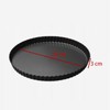 Aiweijia 2PCS Round Quiche Tins, Round Tart Mould with Removable