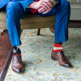 bysock American Flag Toe Socks For Men Or Women Crew Five Finger Socks Stripe Patriotic Freedom Day Gifts FlagB 1pcs