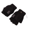 USB Heated Gloves Electric Half Hands Double Sided Heating Warm