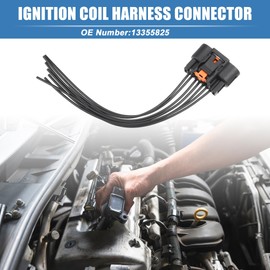 QUARKZMAN Ignition Coil Connector for Chevy Cruze 2011-2016 No. 13355825 Plastic Black