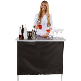 Trademark Innovations Portable Bar Table - Carrying Case Included -