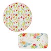 Mud Pie Botanical Platters, Floral Rectangle, 12" dia