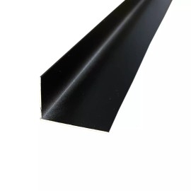 Mr Metal Aluminum 1" x 1.5" Aluminum Angle Black 92" Long - 1/16" Thick - Cargo Trailer, Home