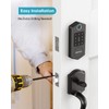 Keyless Entry Door Lock,HEANTLE Fingerprint Smart Deadbolts with Touchscreen Keypad