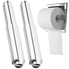 2 Pack Toilet Paper Holder Roller Replacement, Toilet Paper Holder Roller, Toilet Paper Holder Spring Loaded Toilet Paper Holder Roller, Bathroom Spring Loaded Insert Spindle
