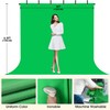 Green Screen Backdrop with Stand, 6.5x5ft Portable Greenscreen Background with