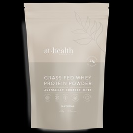At Health Naturally Grass Fed Whey Protein Concentrate Natural 450g