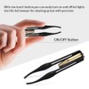 4 Pcs LED Tweezers Stainless Steel Tweezers with LED Light