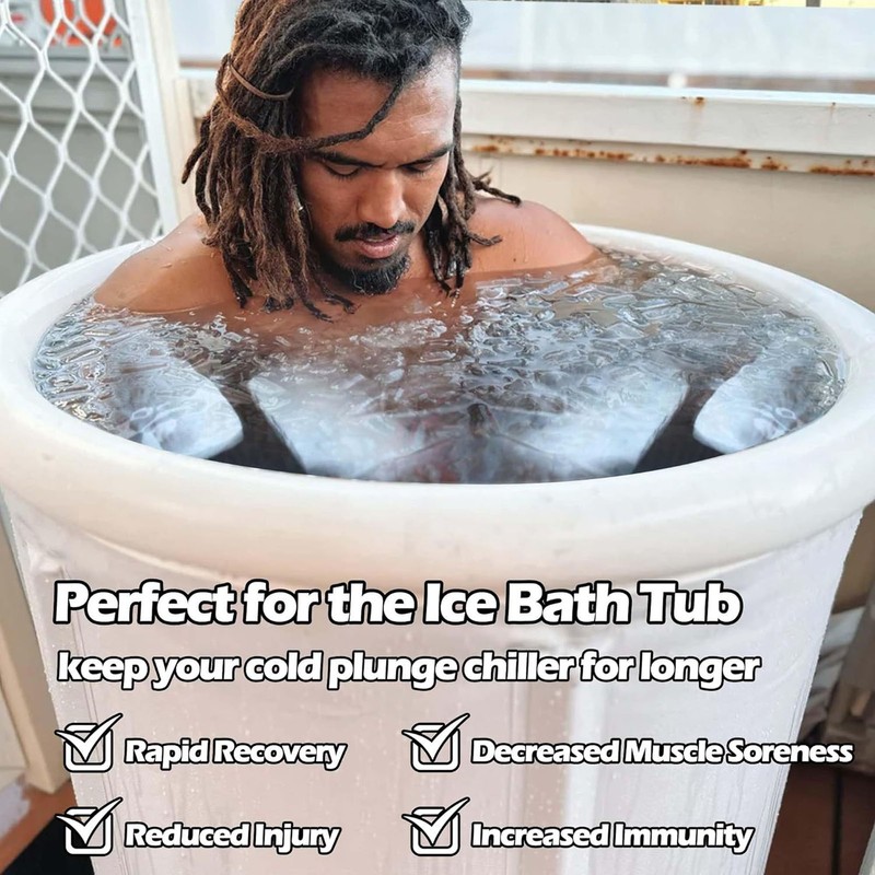 2pcs Extra Large Easy Demould Silicone Ice Cooler Reusable Big