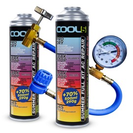 Cool5 Cool5 Full KIT AC 5in1 (2 Dosen 5in1 290g R134a Autos 1995-2016 + Schlauch)