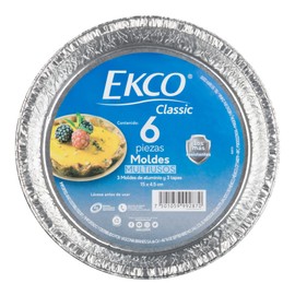 Ekco Classic Set de Charolas Desechables 3 Piezas con Tapa