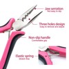 Quacc Hair Extension Pliers 3-Hole Mini Hair Extension Tool for