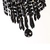 RAYMALUX Mini Chandelier 3 Lights Black Crystal Chandelier Lighting,Elegant Modern