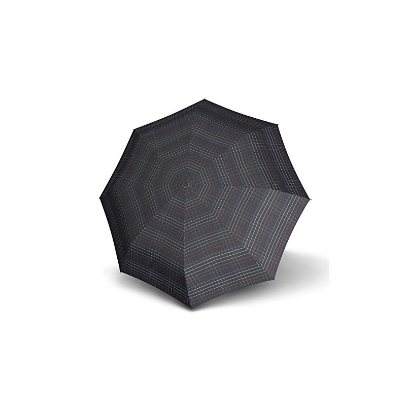 Knirps Smart & Casual Line Minimatic Light Black Check